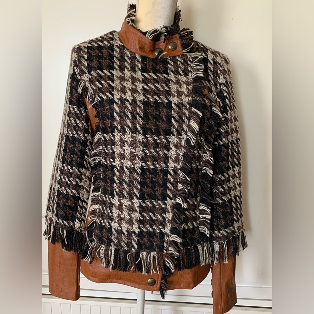Paper DENIM & CLOTH PLAID JACKET WOMENS SIZE M NWT😍